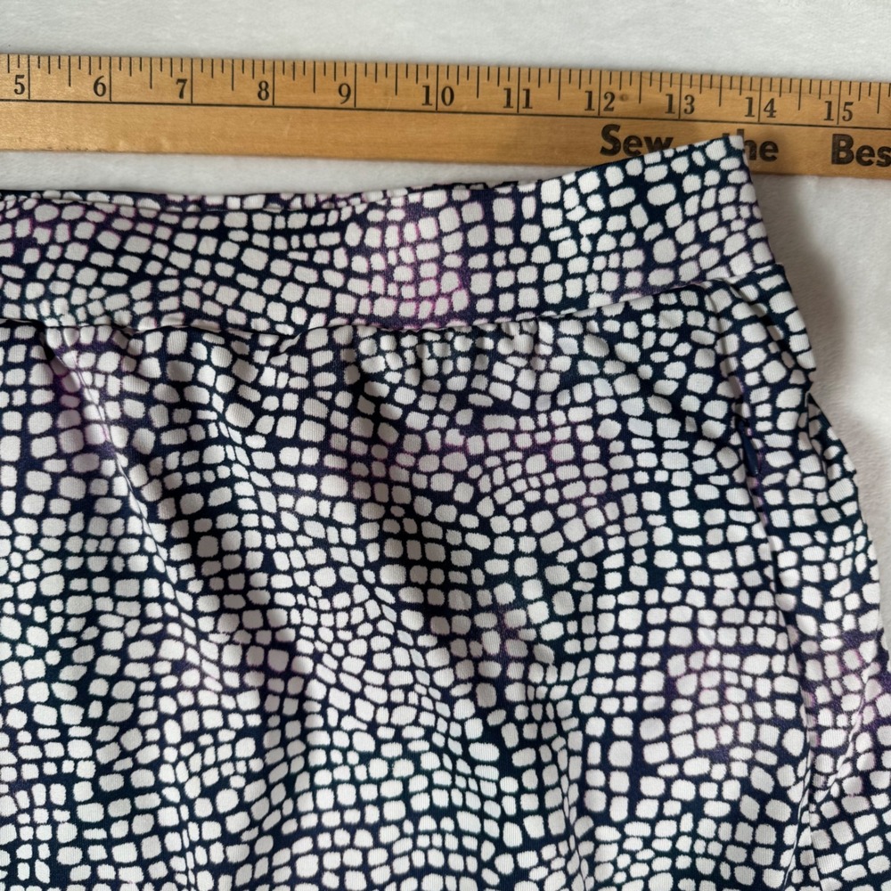 Tail Womens Active Skort Navy‎ Blue White Pebble Print Tennis Golf Skirt Size M - Picture 6 of 7